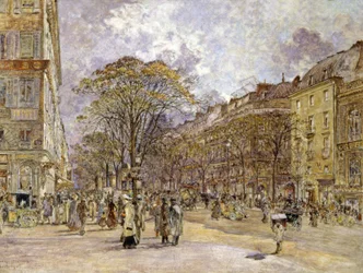 De boulevard van de Italianen, Parijs