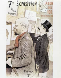 Verlaine - poster voor de schilderijensalon, circa 1894