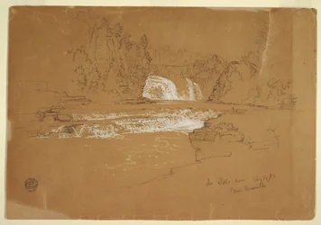 Watervallen van de Ausable River, nabij Keeseville, New York