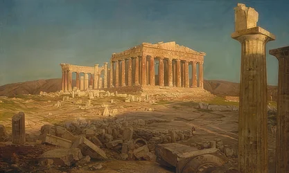 Het Parthenon. 1871