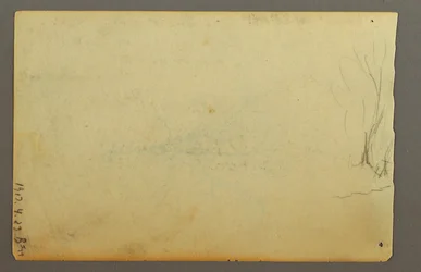 Tekening, Een boom zonder bladeren, februari 1845