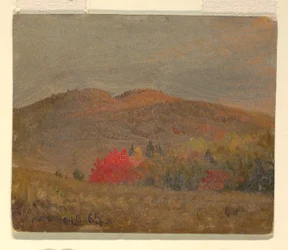 Tekening, Herfstlandschap (Vermont), 1865-70