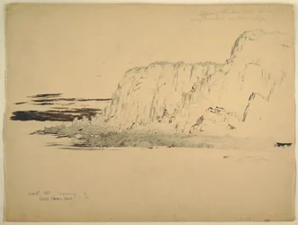 Tekening, Kliffen, september 1851