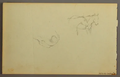 Tekening, Wolkenstudie, 1844