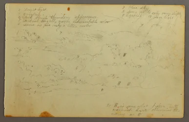 Tekening, Wolkenstudie, mogelijk 1844