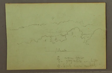 Tekening, Wolkenstudie, mogelijk 1856