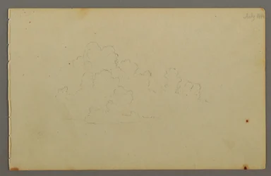 Tekening, Wolken, 1844