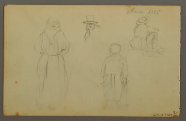Tekening, Wolken, 1844