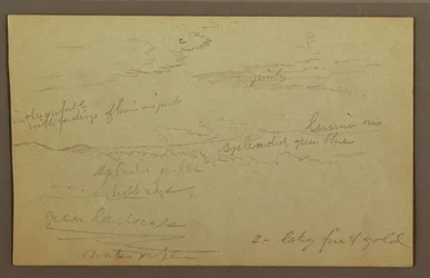 Tekening, Bewolkte lucht, mogelijk jaren 1860