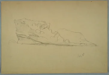 Tekening, drijvende ijsberg, 15 juli 1859