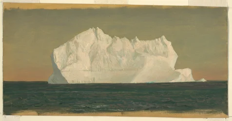 Tekening, drijvende ijsberg, juni of juli 1859