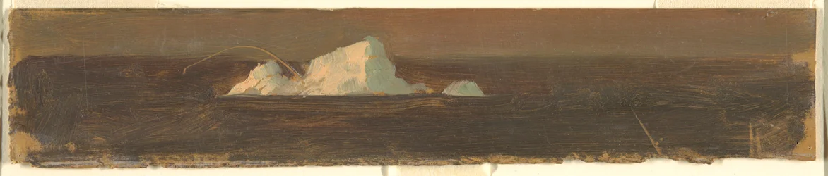 Tekening, Drijvende ijsbergen, 1859