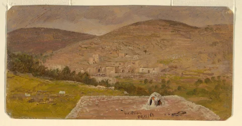 Tekening, Hebron, algemeen beeld, februari 1868