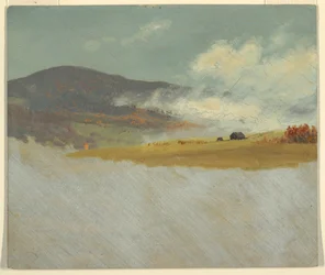 Tekening, Heuvelachtige landschappen, 1865-75