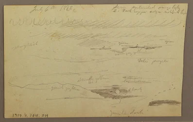 Tekening, Hudson-vallei, 1863