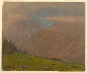 Tekening, Italiaanse Alpen, september 1868