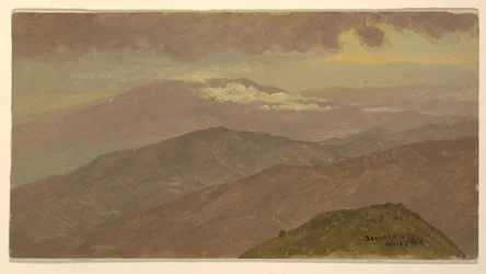 Tekening, Landschap, augustus 1865