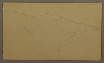 Tekening, Landschap, mei-augustus 1865
