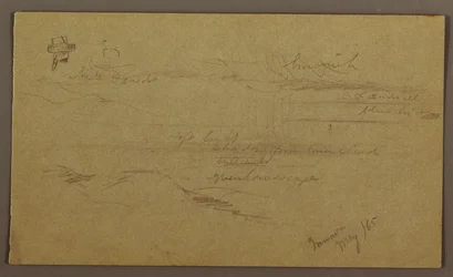 Tekening, Landschap, mei 1865