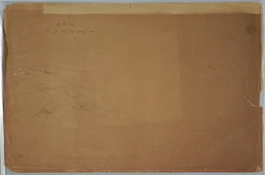 Tekening, Landschap bij Guaranda, Ecuador, 4 juni 1857