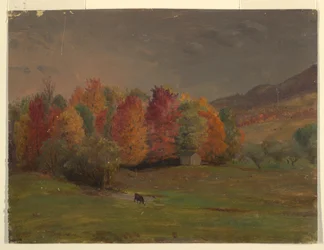 Tekening, Maine of Canada Zeekust, ca. 1845