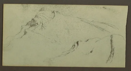 Tekening, Bergtoppen, mogelijk 1868