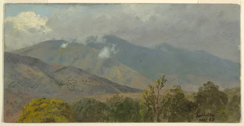 Tekening, Berglandschap, mei 1865