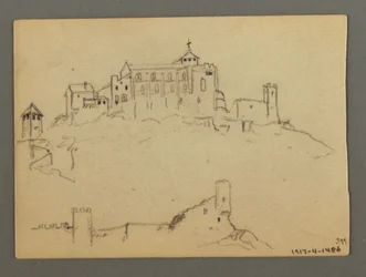 Tekening, Mountainside, mogelijk 1868