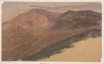 Tekening, Mt. Katahdin en Turner van een afstand, 1860-78