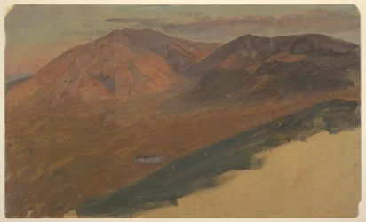 Tekening, Mt. Katahdin en Turner van een afstand, 1860-78