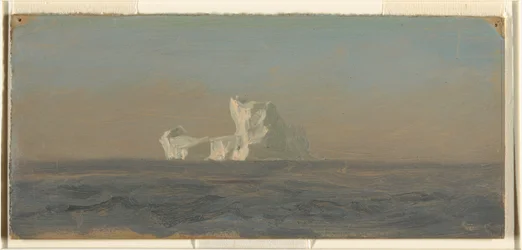 Tekening, Voor de kust van Iceberg, Newfoundland, juni 1859