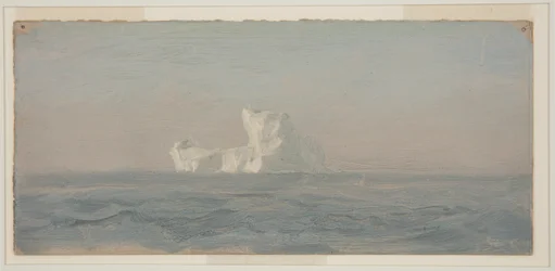 Tekening, Voor de kust van Iceberg, Newfoundland, juni 1859