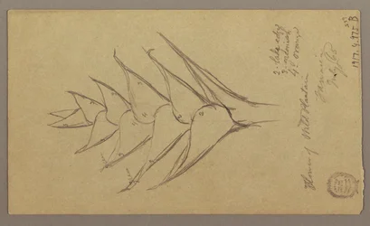 Tekening, Zeegezicht, 29 april 1865