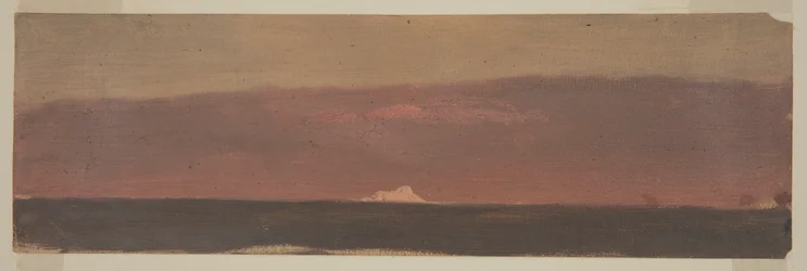 Tekening, Zeegezicht met ijsberg, 1859