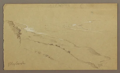 Tekening, Kust en Zee, "Bloxburgh", augustus 1865
