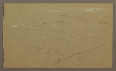 Tekening, Kust en Zee, "Bloxburgh", augustus 1865