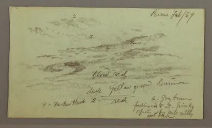 Tekening, Luchtstudie, 1 februari 1869