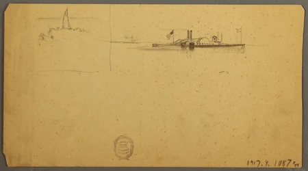 Tekening, Luchtstudie over heuvelrug, juni 1882