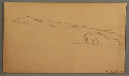 Tekening, Luchtstudie, mogelijk 1873