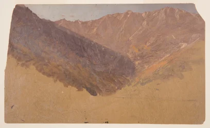 Tekening, Studie van het Grote Bekken, Mt. Katahdin, 1860-70