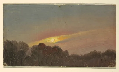 Tekening, Zonsondergang, 1865-66