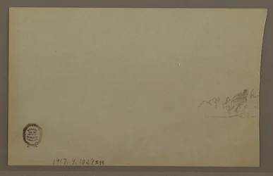 Tekening, Zonsondergang, mogelijk jaren 1860
