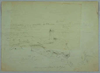 Tekening, Terrapin Point, 20 maart 1856