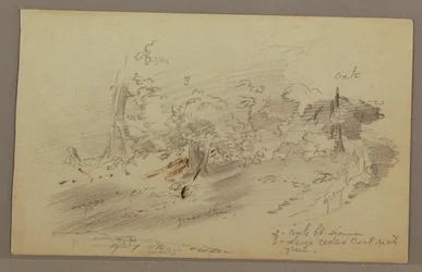 Tekening, Bomen, mogelijk jaren 1860