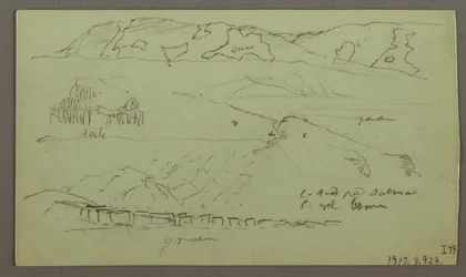 Tekening, Vallei, april mogelijk 1868