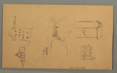 Tekening, Vallei van Vallais, mogelijk 1868