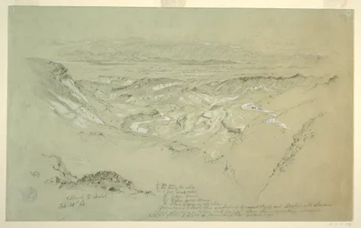 Tekening, Vallei van El Arabah, 21 februari 1868