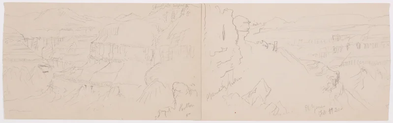 Tekening, Vallei van El Yemen, 20 februari 1868