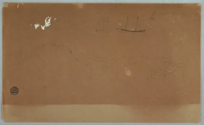 Tekening, Vergezichten van Labrador of Newfoundland, juni of juli 1859