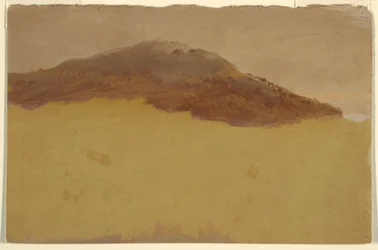 Tekening, Beboste heuvel, 1870-80